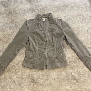 White House Black Market Soldier Jacket